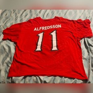 OTTAWA SENATORS Daniel Alfredsson NHL Hockey Retirement Jersey-Style T-SHIRT 2XL